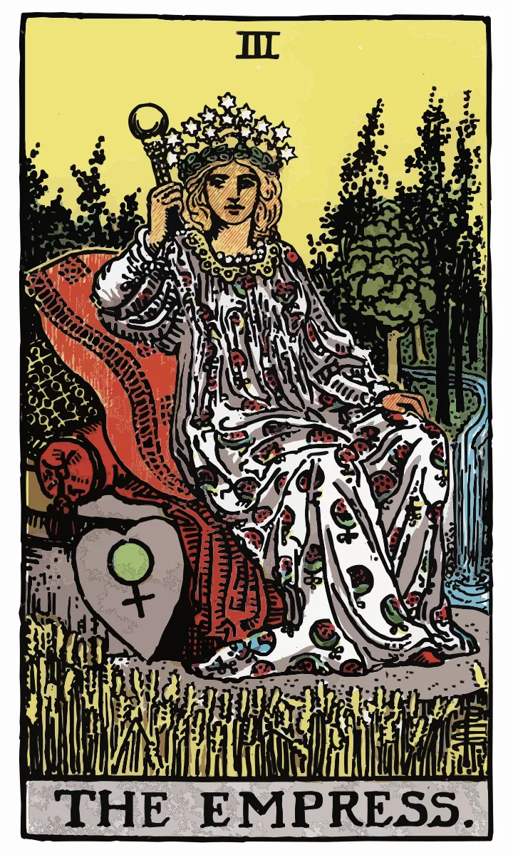 Tarotkaart De Keizerin uit de Rider Waite Smith tarot