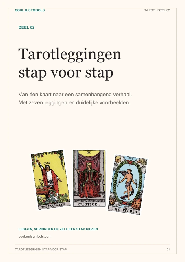 Tarotleggingen stap voor stap, deel 2 van Soul & Symbols